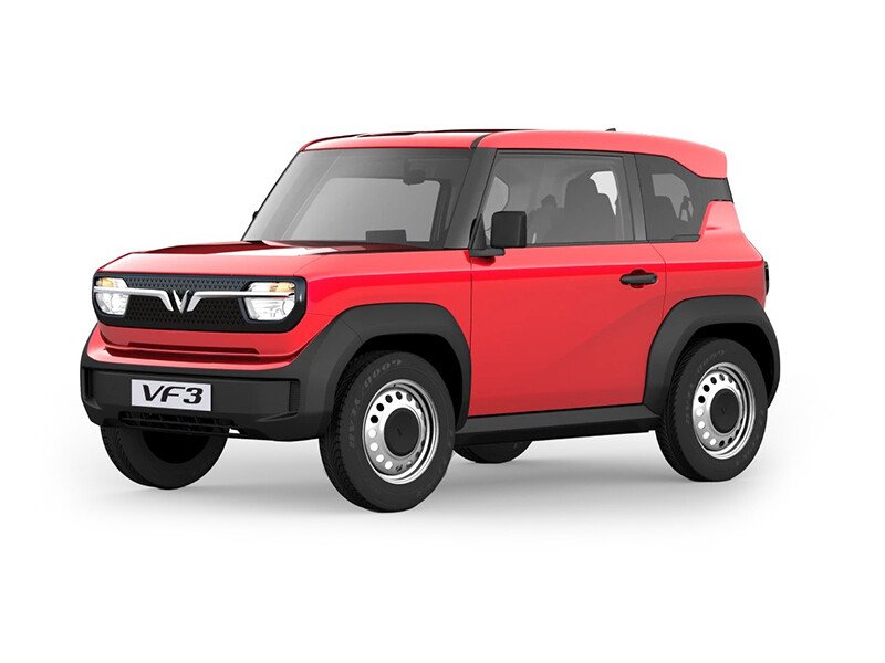 VinFast VF 3 màu đỏ